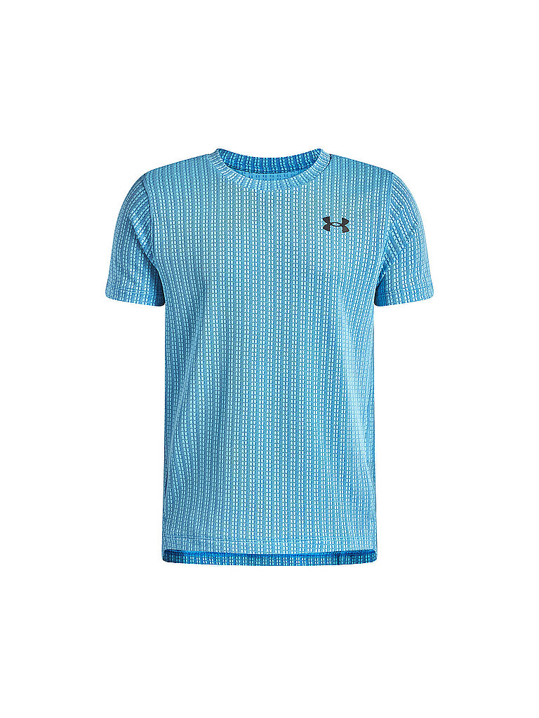 UNDER ARMOUR Kinder Fitnessshirt UA Tech Vent Jacquard blau | 116-128